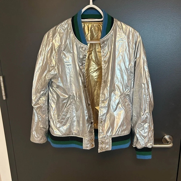 Fun Y2K Levi’s reversible thermal jacket women’s medium but is def for  all - Picture 5 of 9